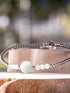 Bracciale con pietre rotonde Amazzonite e ematite Namastemood