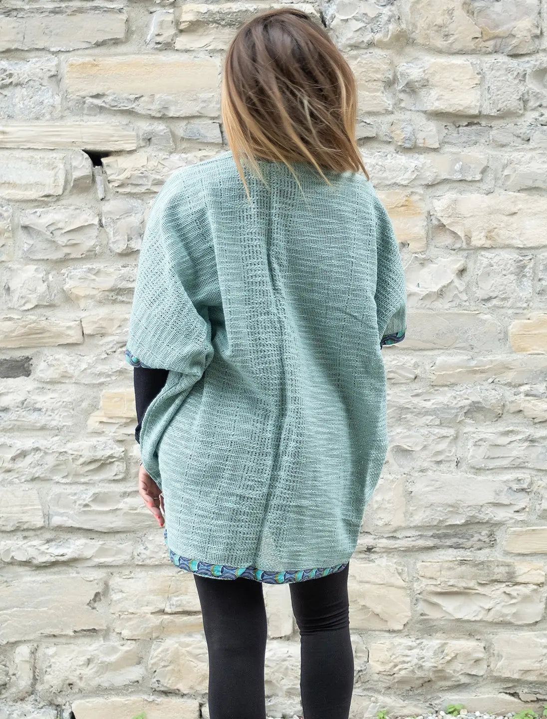 Cardigan lungo donna Komal - Celeste Namastemood