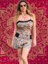 Jumpsuit donna corto con cintura Kalpana - Grigio arancione Namastemood