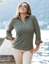 Maglione donna Ermes - Verde - Onde verde Namastemood